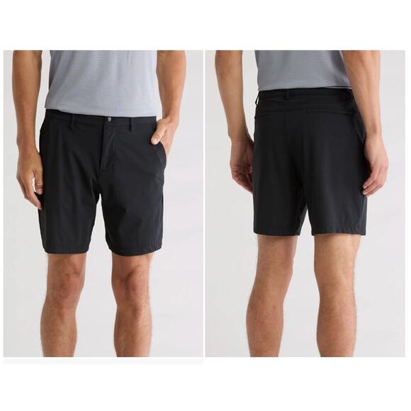 90 Degree Hillcrest Warp X Shorts Men’s M Black 7” Stretch New with tags - Picture 1 of 7
